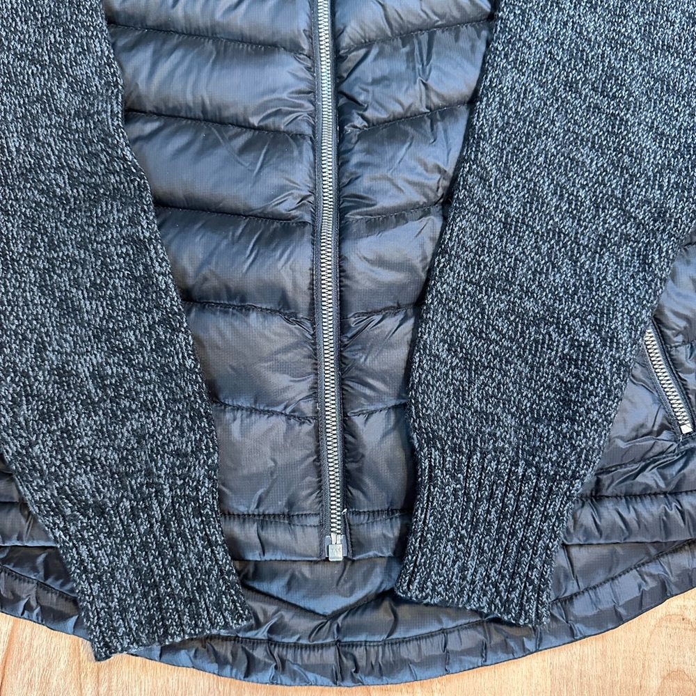 L.L. Bean PERTEX Downtek Women's Jacket Knit Sleeves Quilted Puffer Size L REG - Picture 10 of 15